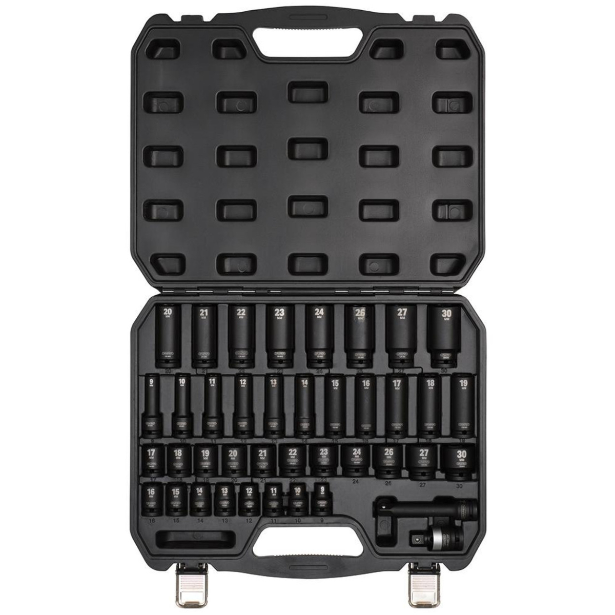 Draper 07106 Hi-TORQ® Impact Socket Set, 1/2" Sq. Dr. (40 Piece)