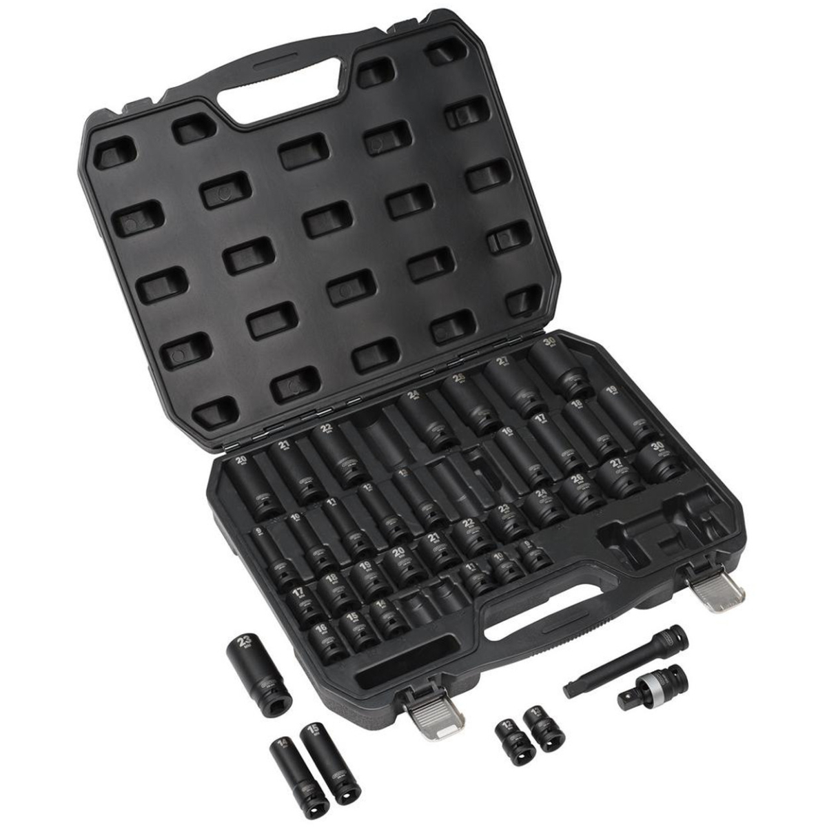 Draper 07106 Hi-TORQ® Impact Socket Set, 1/2" Sq. Dr. (40 Piece)