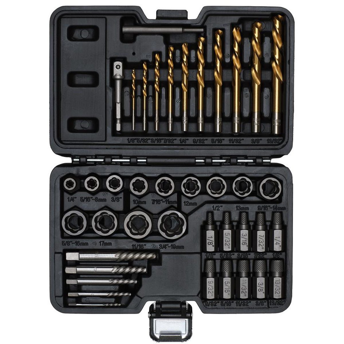 Draper 07120 Bolt Nut Stud Screw Extractor Set (40 Piece)