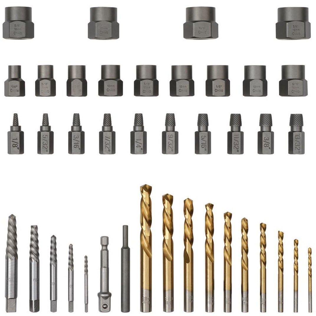 Draper 07120 Bolt Nut Stud Screw Extractor Set (40 Piece)