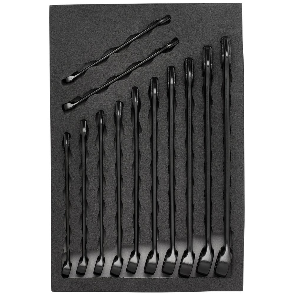 Draper 07143 Expert HI-TORQ® Metric Combination Spanner Set in EVA Foam Tray (12 Piece) 