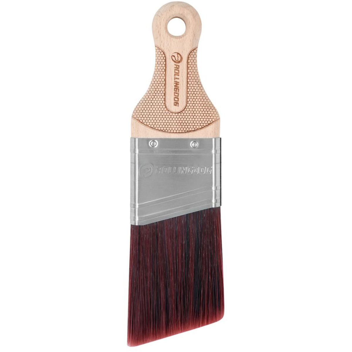 Draper 08143 Rollingdog Doberman X1000 Series Short Handle Angled Paint Brush, 50mm