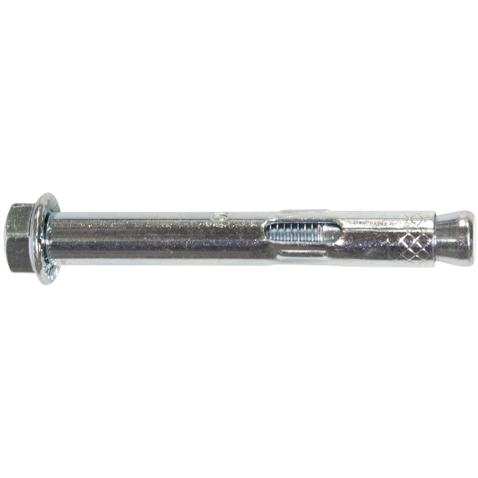 Masonmate  M16 x 147 Hex Nut Sleeve Anchor Zinc Clear CR3 0839M580090 (Box of 10)