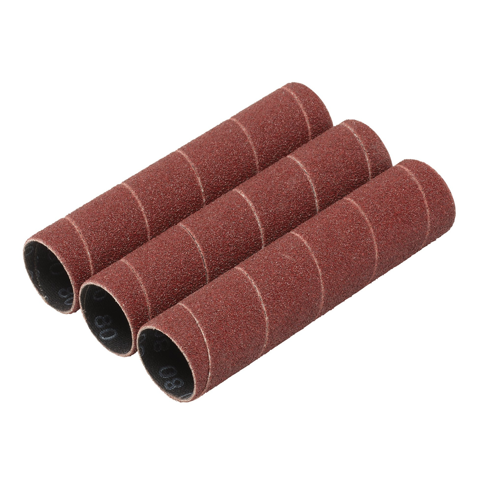 Draper 08403 SSAO3 Aluminium Oxide Sanding Sleeves, 25 X 115mm, 80 Grit (Pack Of 3)