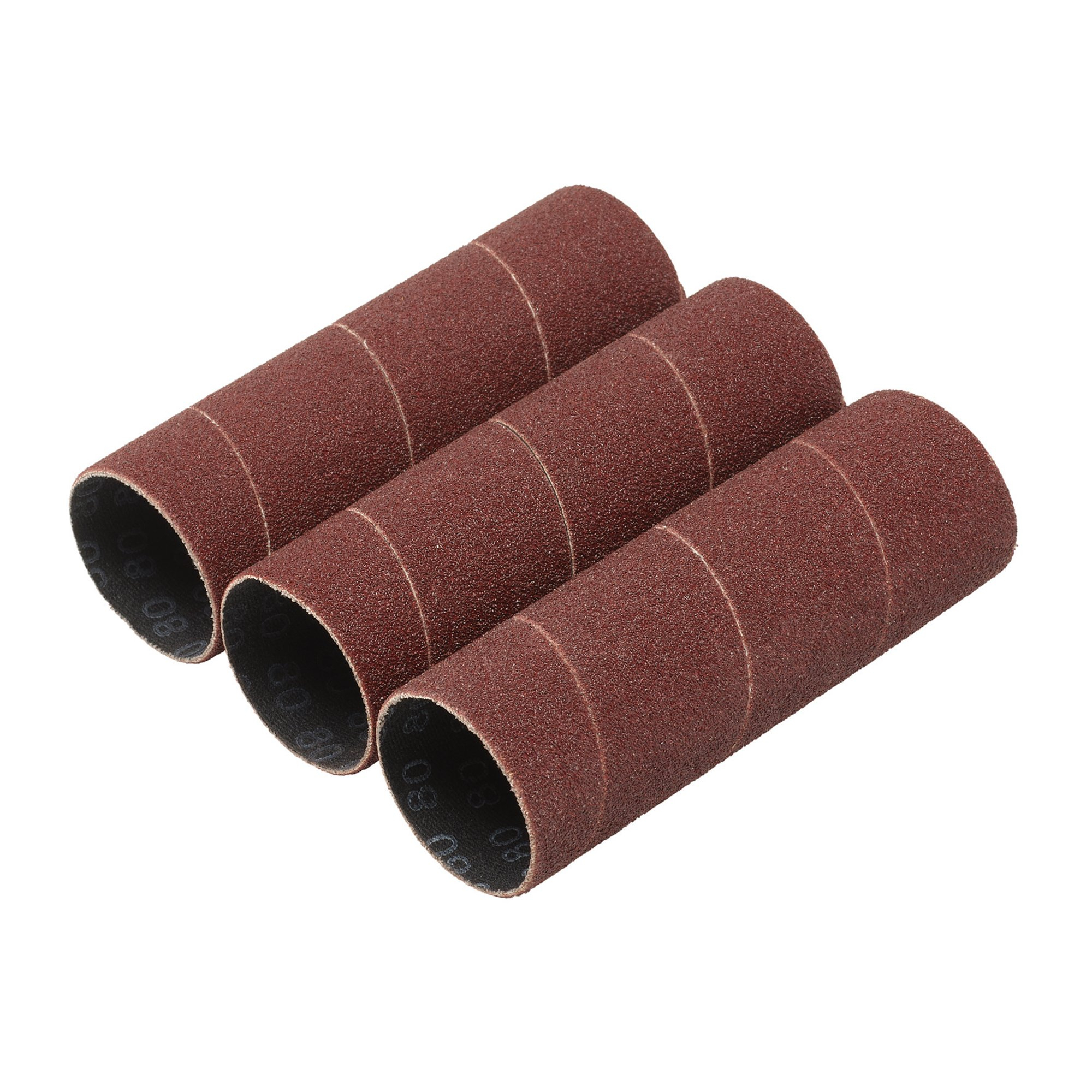 Draper 08404 SSAO4 Aluminium Oxide Sanding Sleeves, 38 X 115mm, 80 Grit (Pack Of 3)