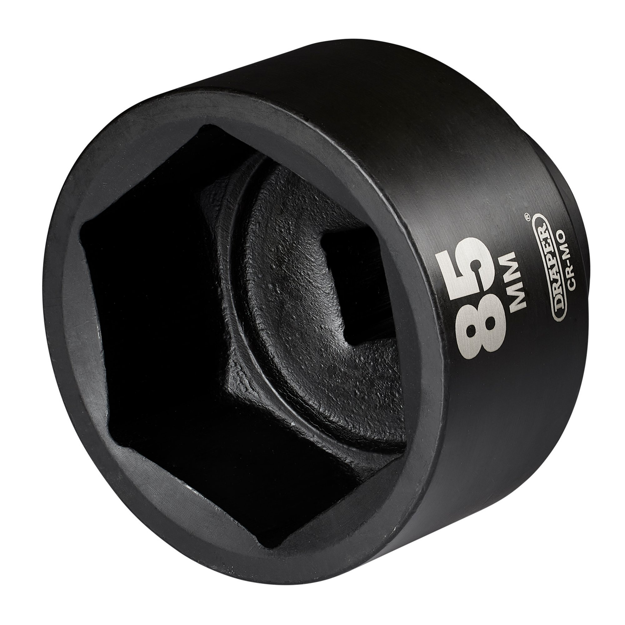 Draper 08506 HI-TORQ® Impact Socket, 1" Square Drive, 85mm 6-Point CR-MO Steel 
