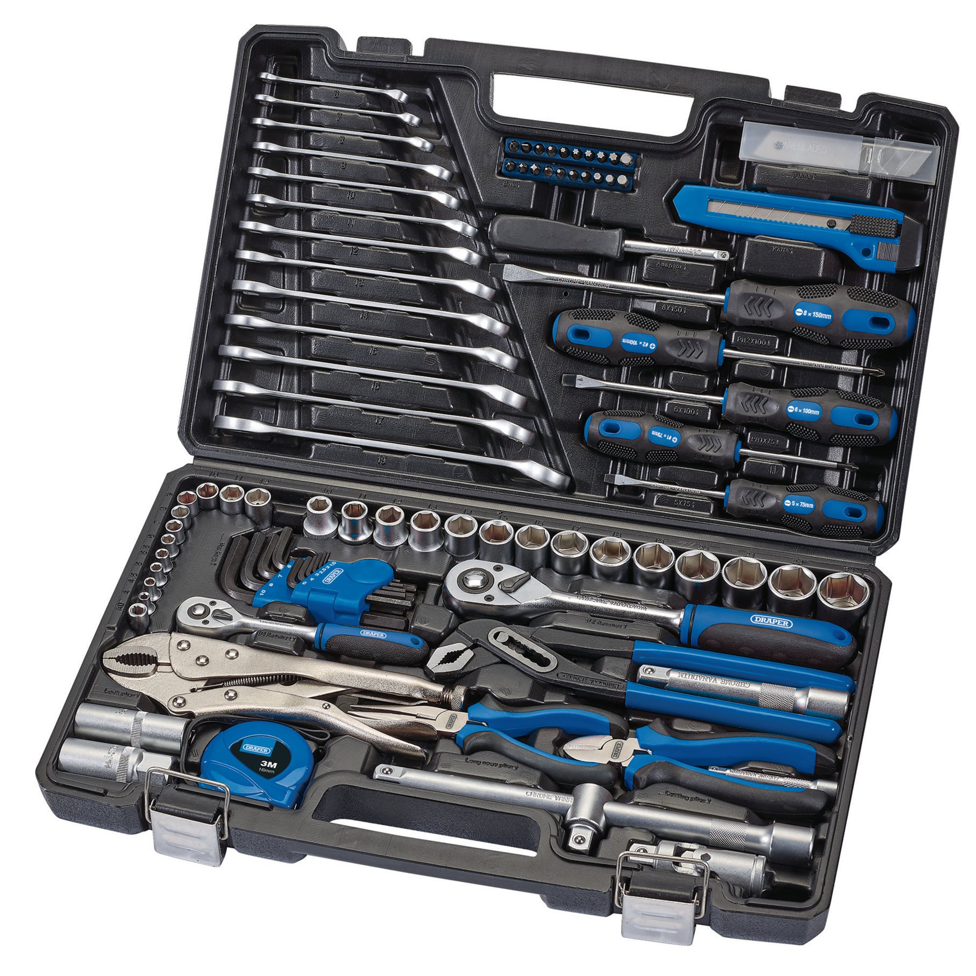 Draper 08627 TK100 Tool Kit (100 Piece)