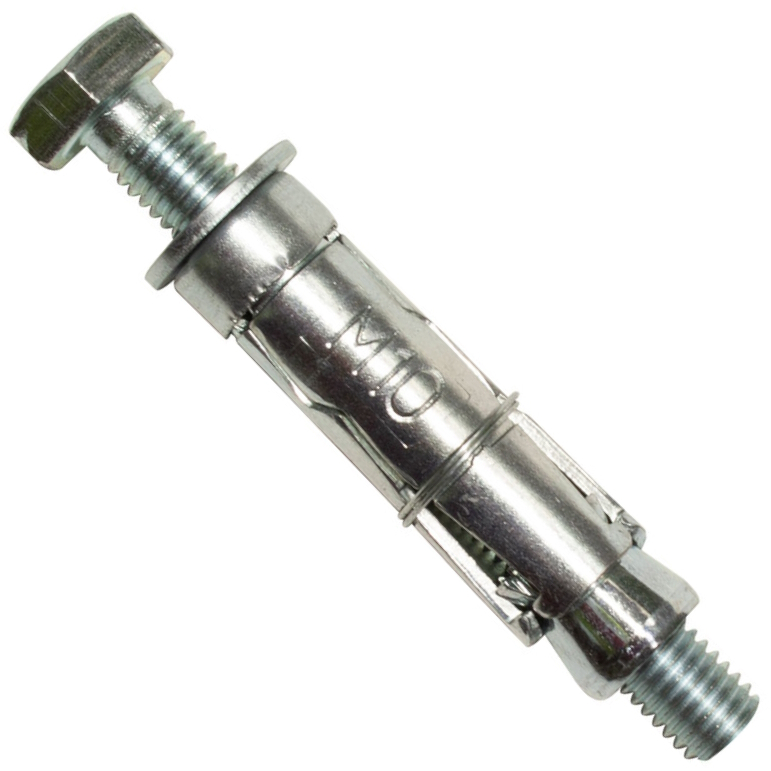 Masonmate 0865L1025 M10 x 25 Shield Anchors Loose Bolt Box of 25