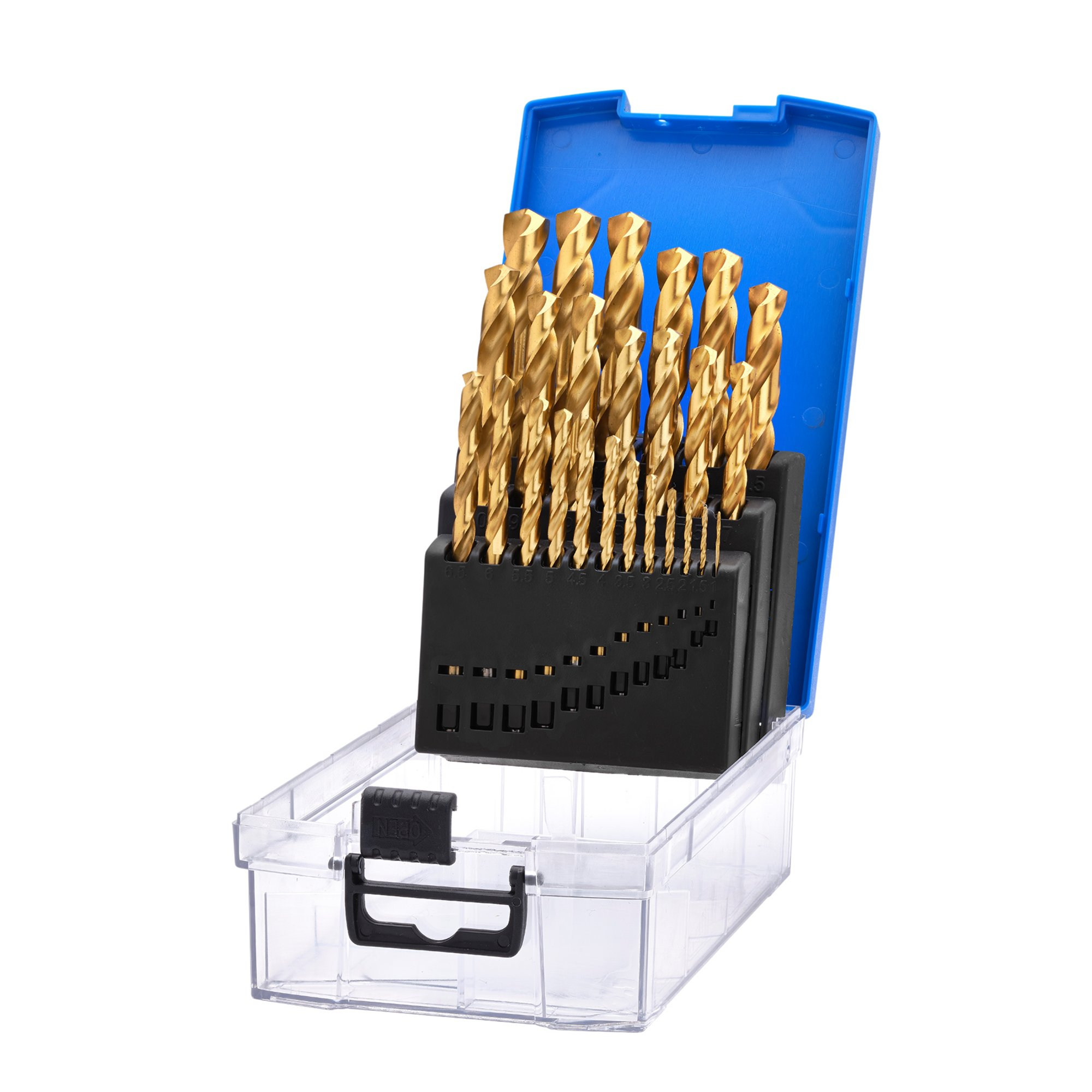 Draper 08886 DBTS3 Hss Titanium Nitride Coated Drill Bit Set (25 Piece)