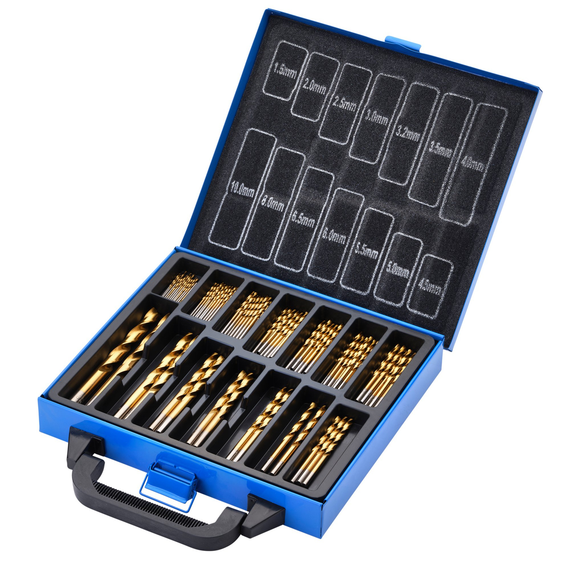Draper 08887 DBTS4 Hss Titanium Nitride Coated Drill Bit Set (99 Piece)