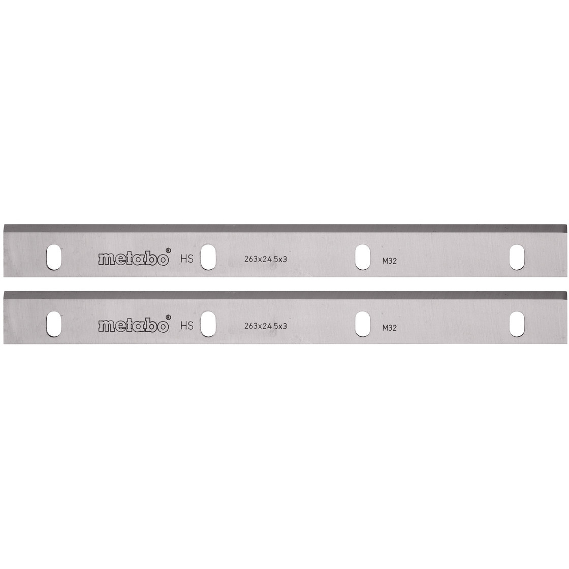 Metabo 0911030721 Resharpenable HSS Planer Blades (Pair) 3X24.5X263mm