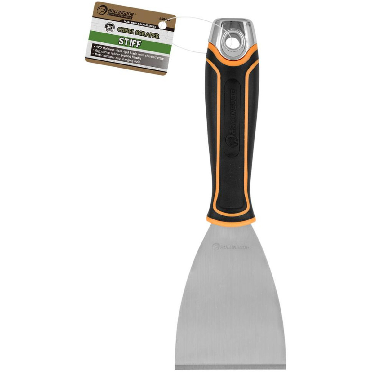 Draper 09535 Rollingdog Chisel Scraper, 3"/76mm