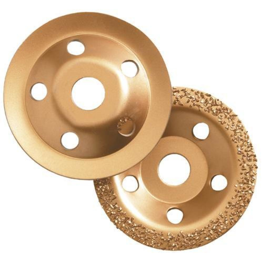 Clarke 1801589 CHT589 115mm Carbide Grinding Discs 2 piece set