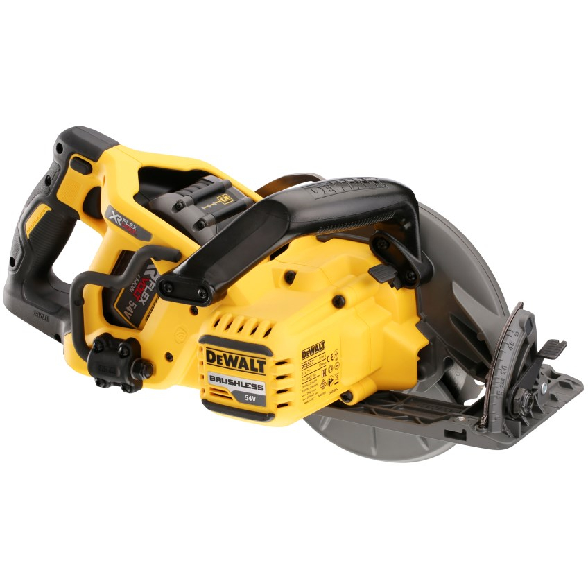 DeWalt DCS577T2-GB 54V XR Flexvolt High Torque Circular Saw with 2x 6.0Ah Batteries in Bag
