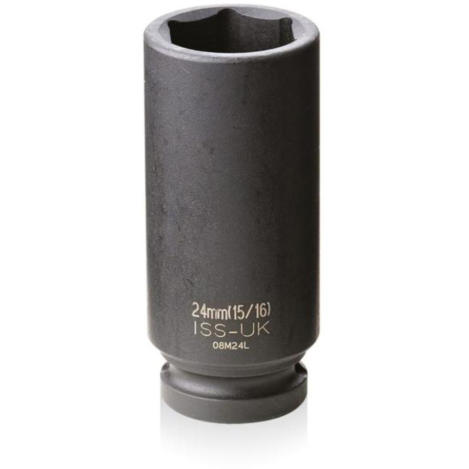 ISS 08M17L 1/2" Drive 6 Point Deep Impact Socket 17mm