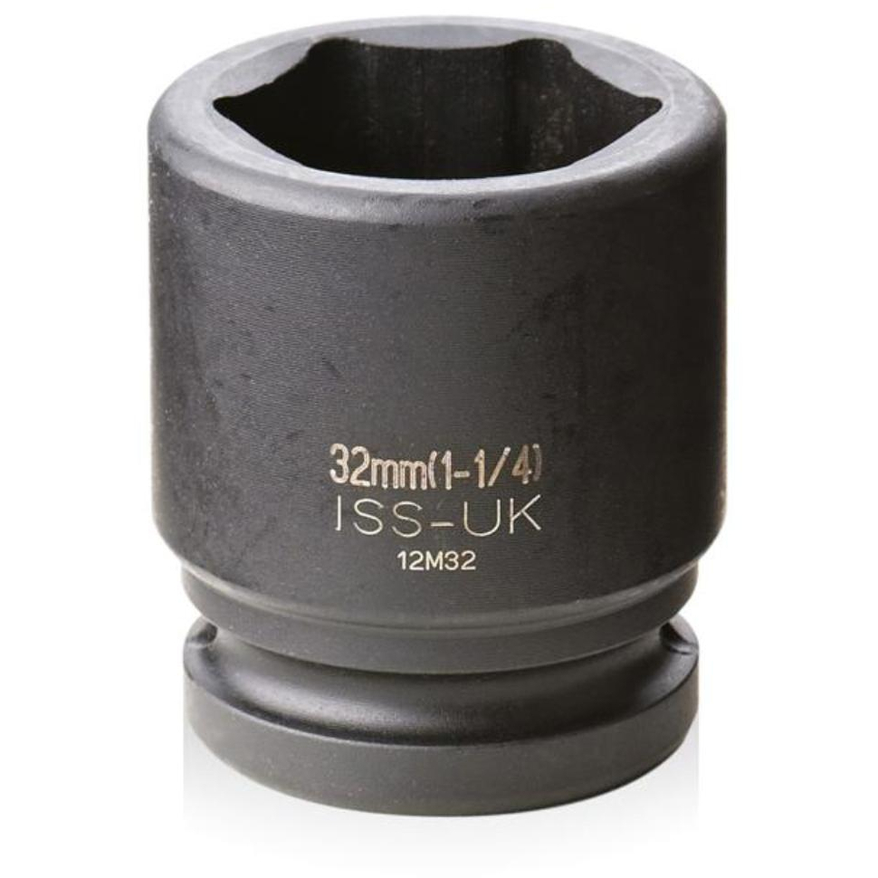 ISS 12M75 3/4" Drive 6 Point Regular Impact Socket 75mm