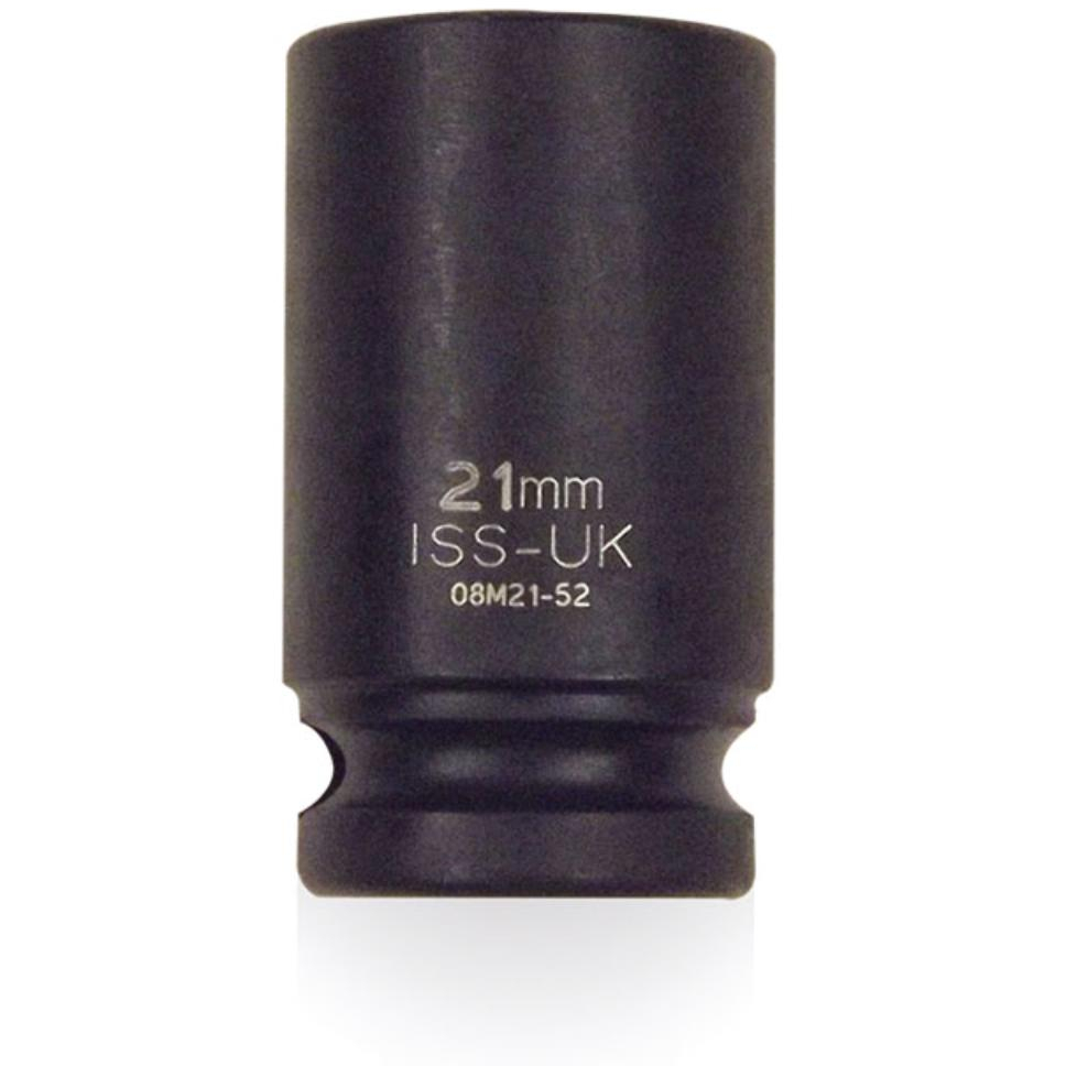 ISS 08M21-52 Scaffold 1/2" Drive 6 Point Impact Socket 21mm x 52mm