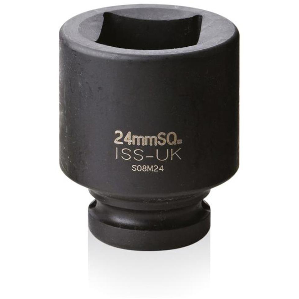 ISS S08M15 Impact Socket Square 1/2" DR 15mm STD