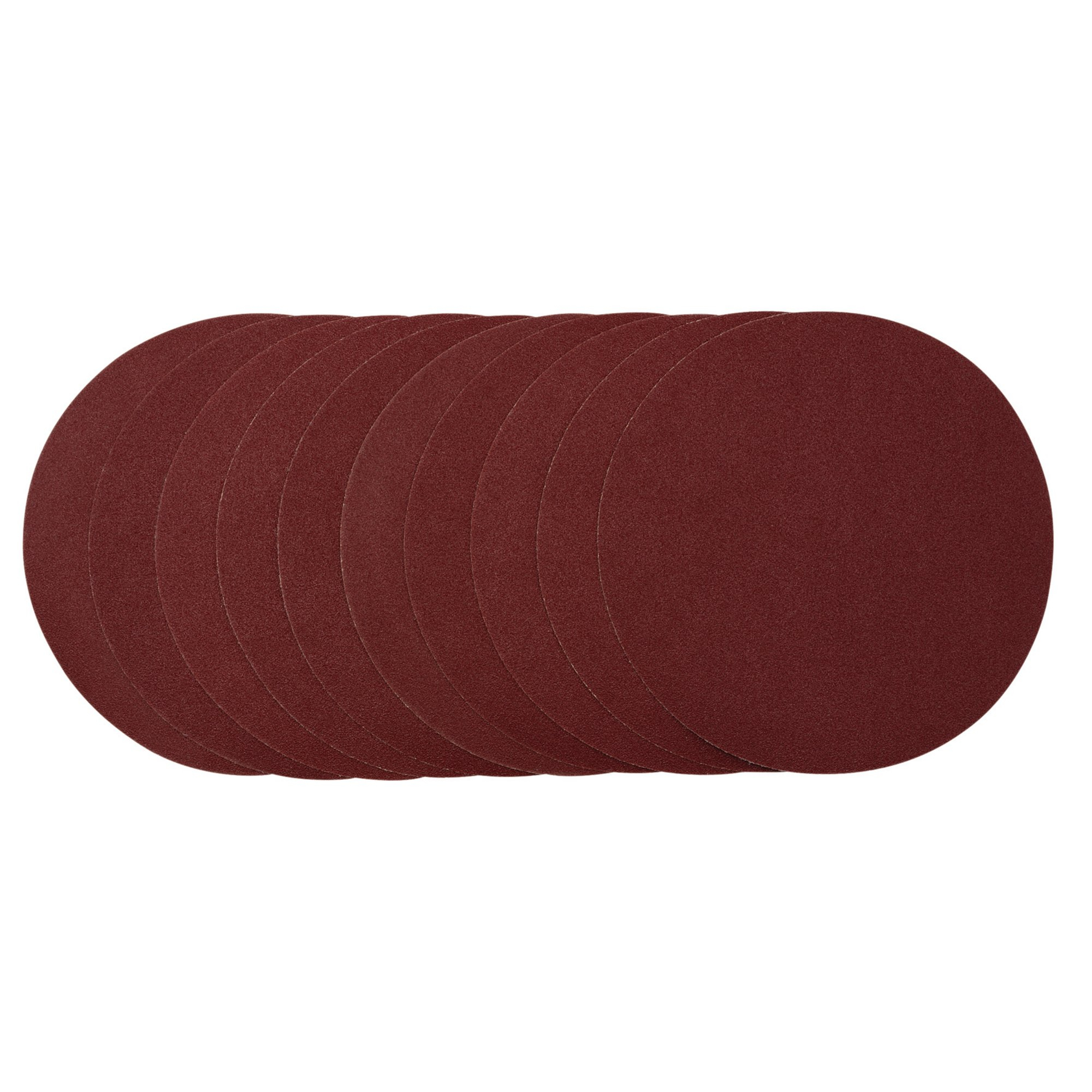 Draper 10370 SDHAL230 Sanding Discs, 230mm, 80 Grit (Pack Of 10)