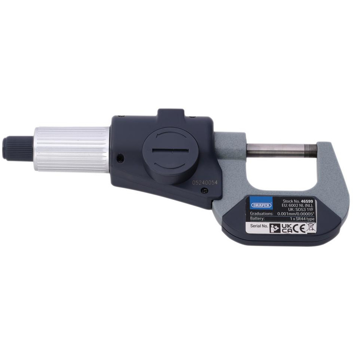 Draper 10958 Expert Digital External Micrometer, 0-25mm