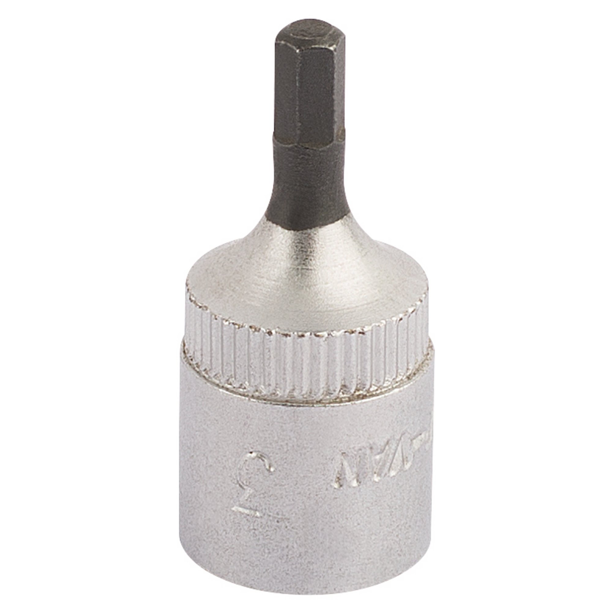 Elora 1455-IN 3 Hexagon Screwdriver Socket, 1/4" Sq. Dr., 3mm 11124