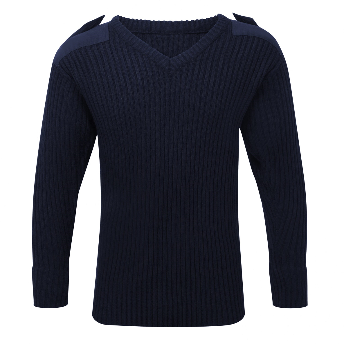 Lawson-HIS KN22200 XXL (46") Navy Commando V-Neck Jumper (PU3V) - pullover sweater