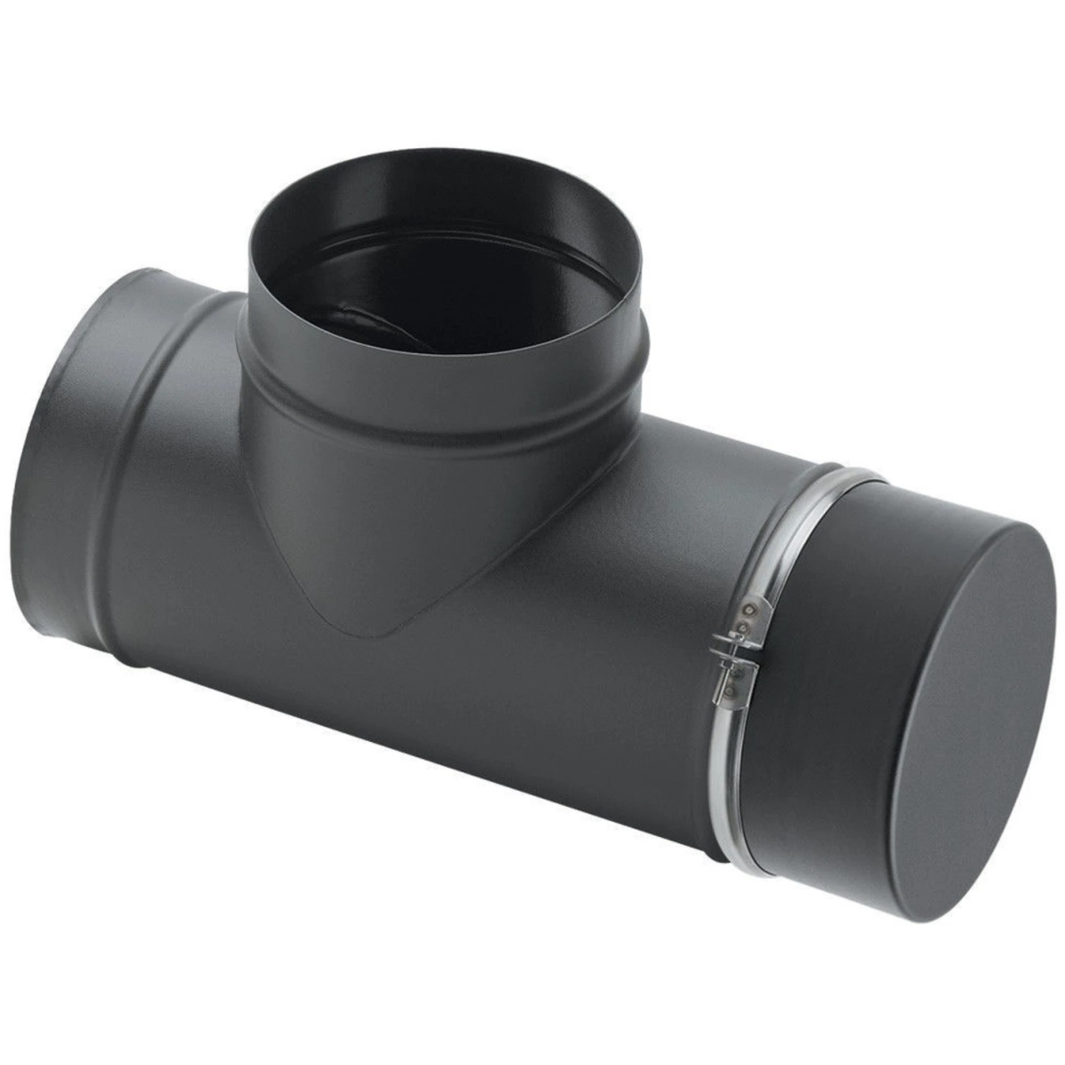 Clarke 6911161 90° Tee with Soot Box Flue Pipe 6"