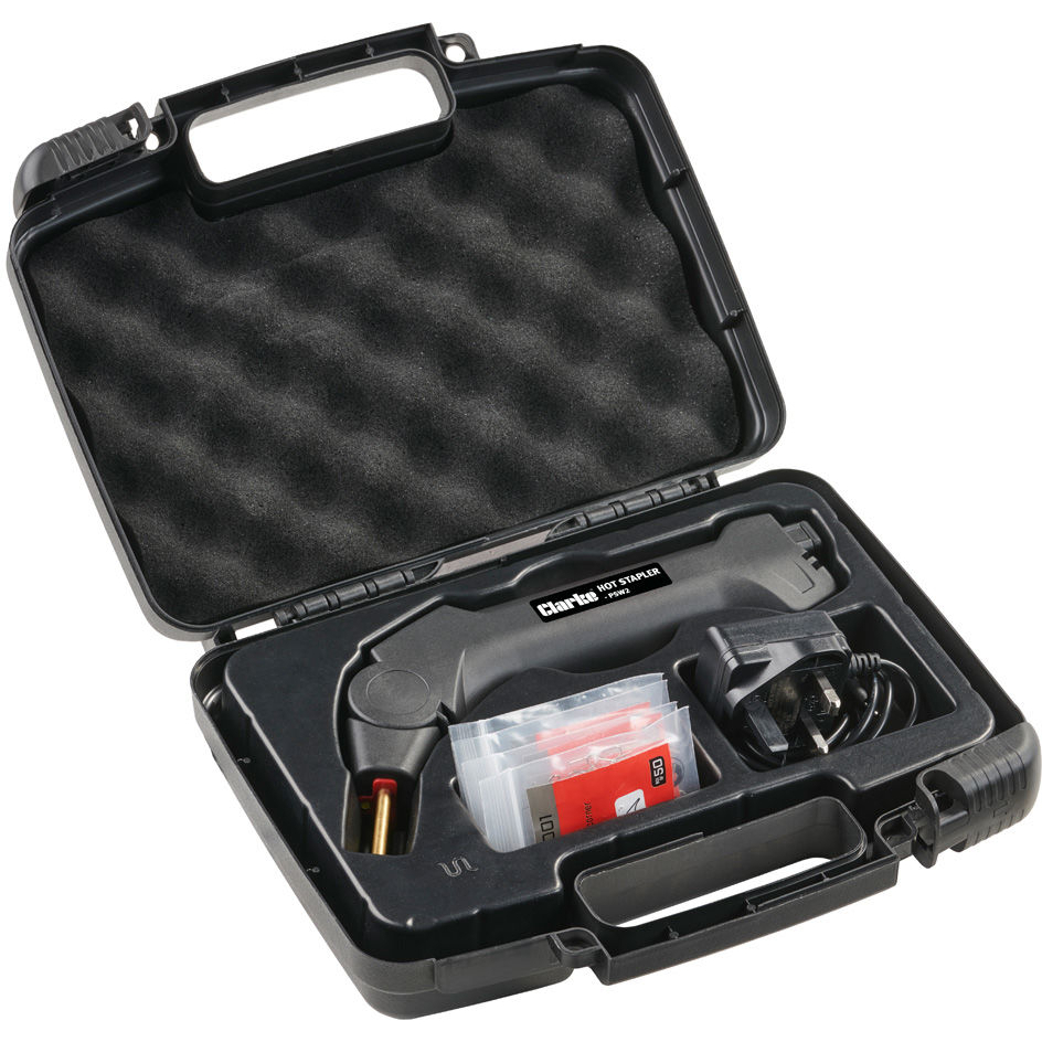 Clarke 3400772 PSW2 Rechargeable Hot Staple Kit for Repairing/Welding Plastic