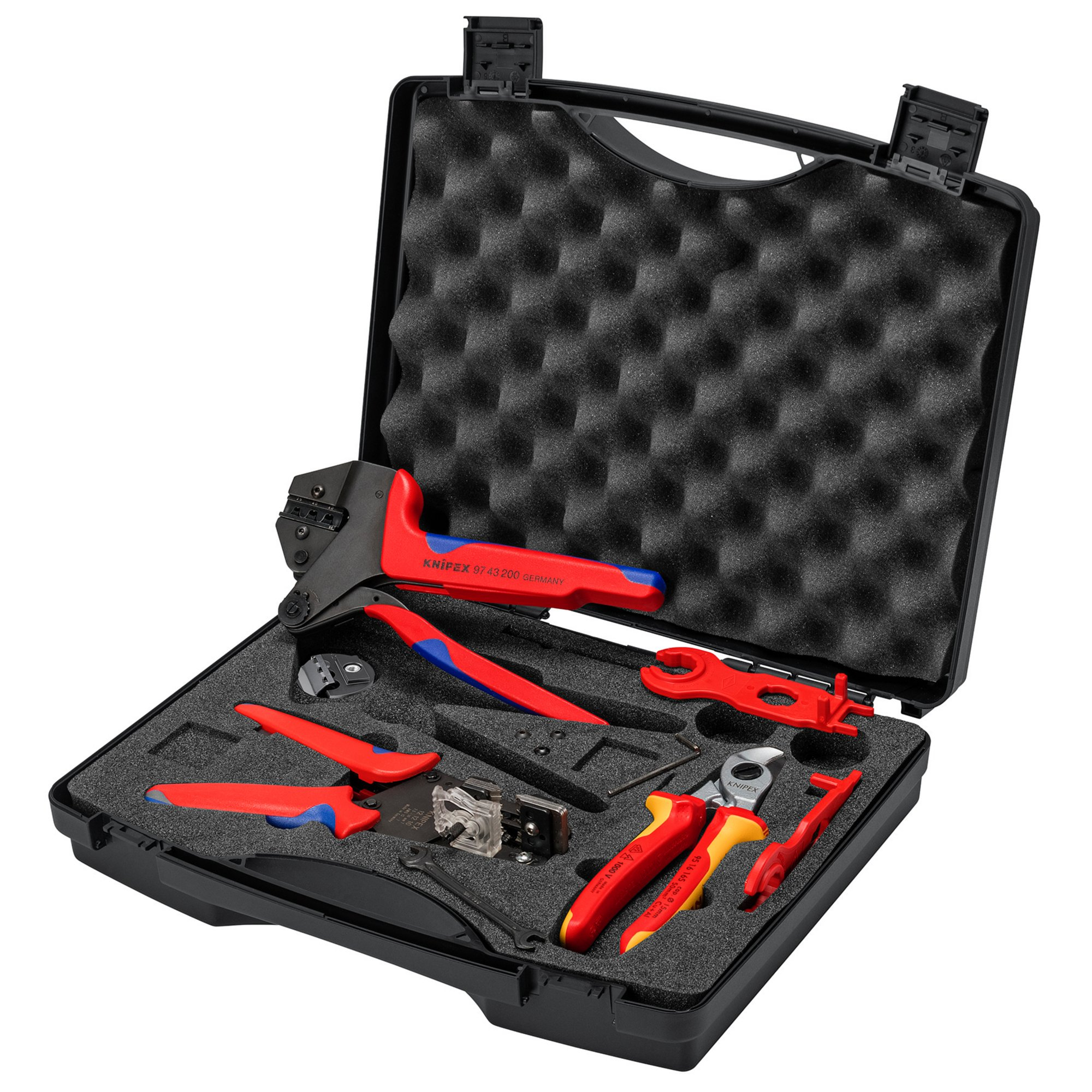 Knipex 97 91 04 V02 97 91 04 V02 Tool Case For Photovoltaics For Solar Cable Connectors Mc4 (Multi Contact) 13169