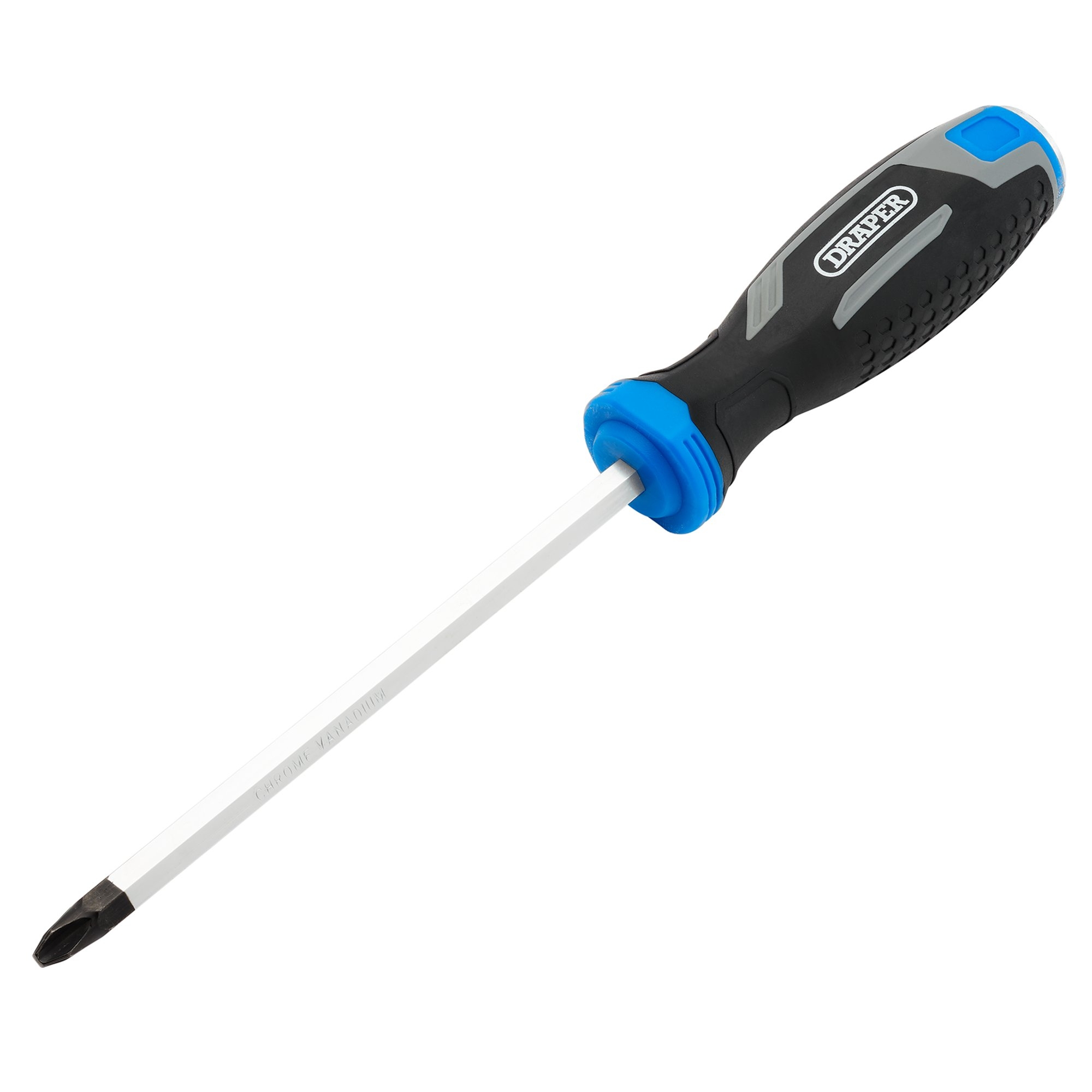 Draper 13446 210/PH Pound Thru Phillips Soft Grip Screwdriver, Ph3 X 150mm