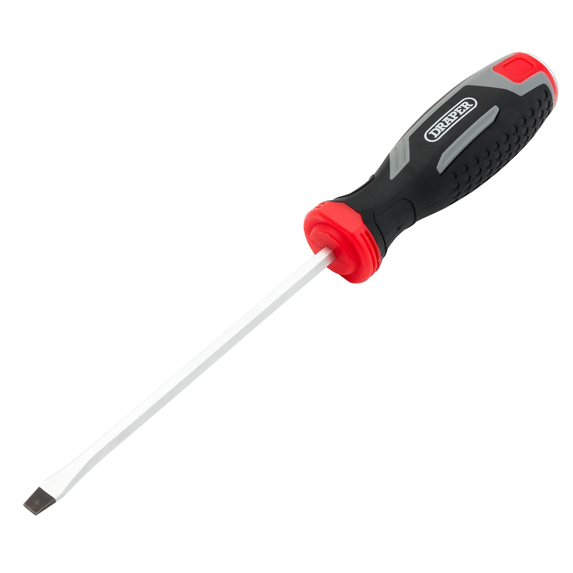 Draper 13461 210/SL Pound Thru Slotted Soft Grip Screwdriver, Sl5.5 X 125mm