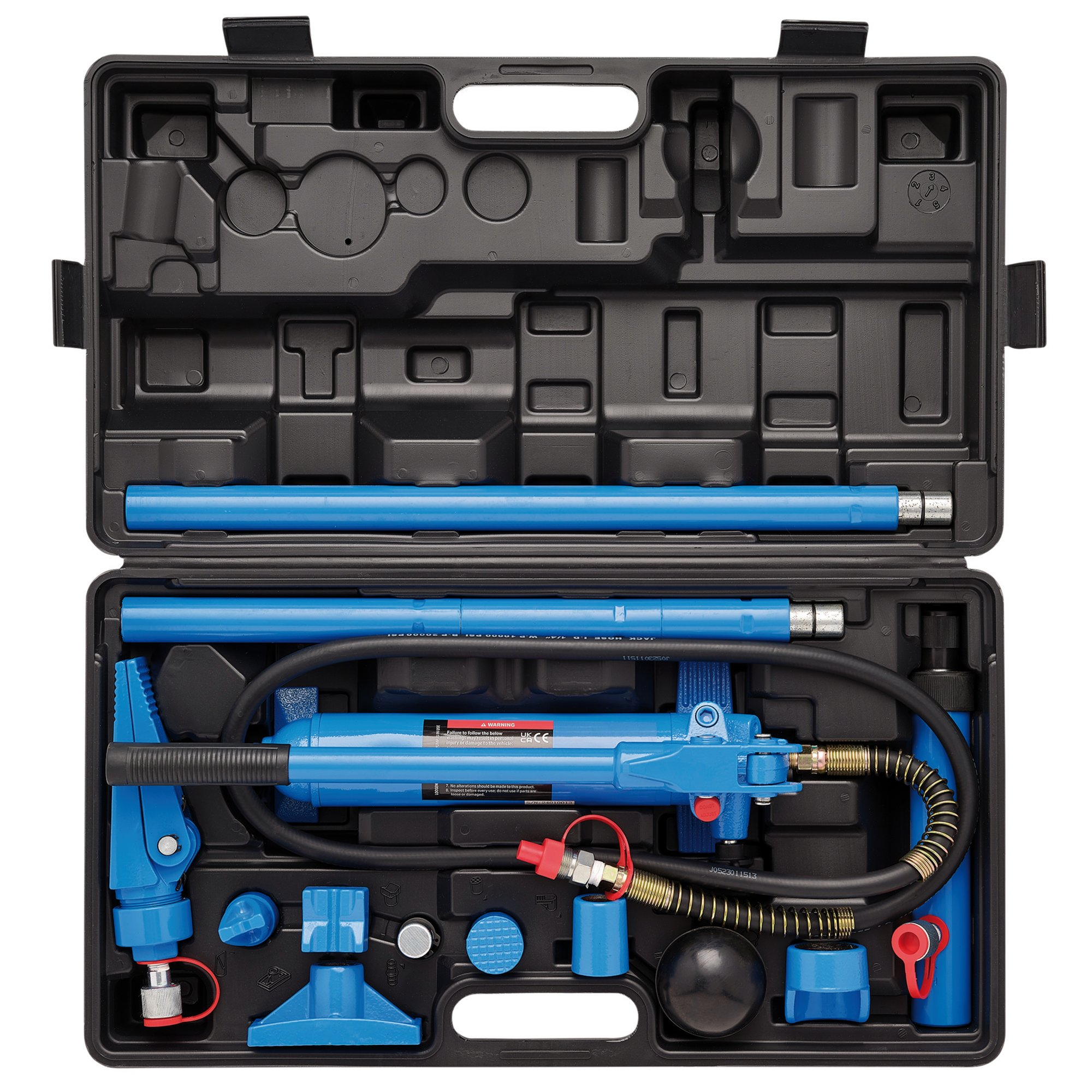 Draper 13590 Expert Hydraulic Body Repair Kit, 4 Tonne (15 Piece)