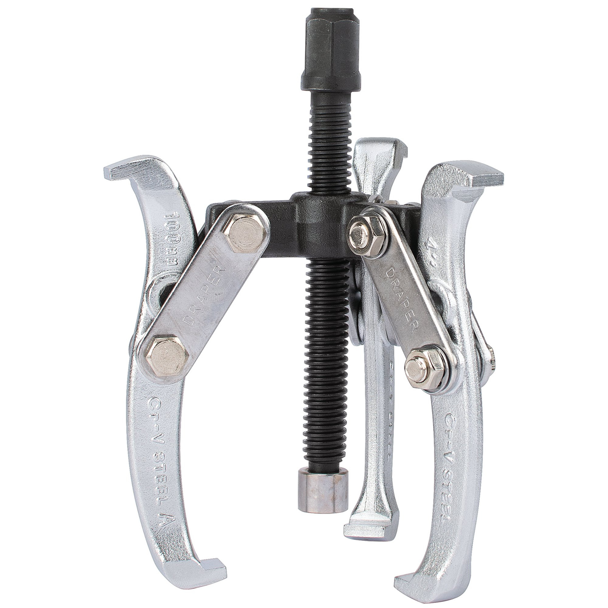 Draper 13909 N133 102mm Reach x 110mm Spread Triple Leg Reversible Puller