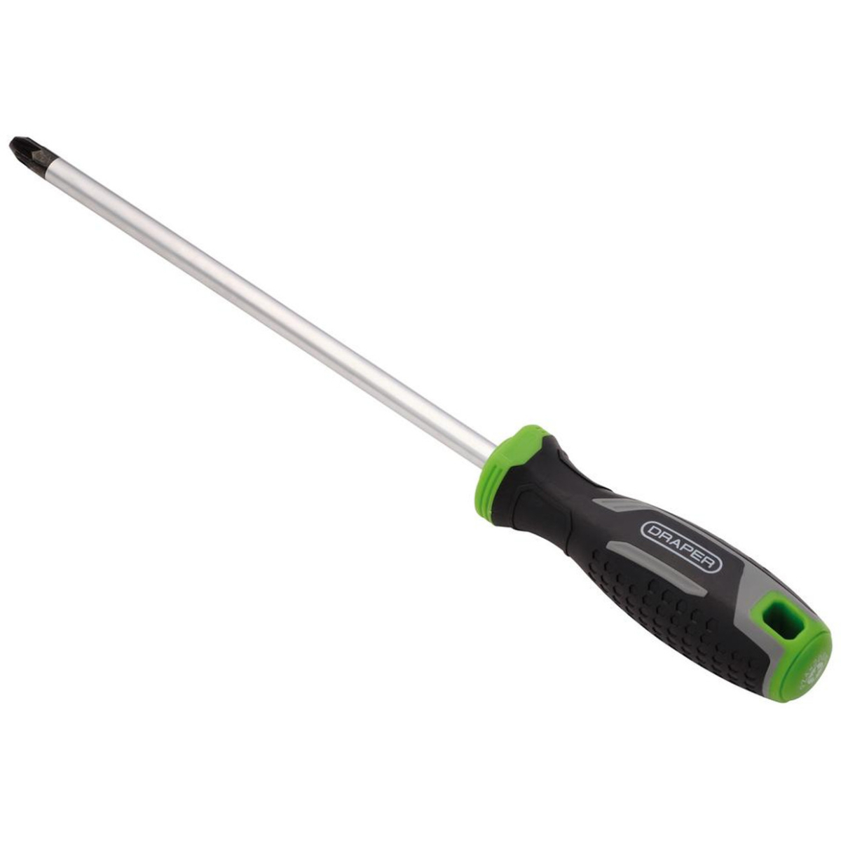 Draper 13910 Pozi Soft Grip Screwdriver, PZ4 x 200mm