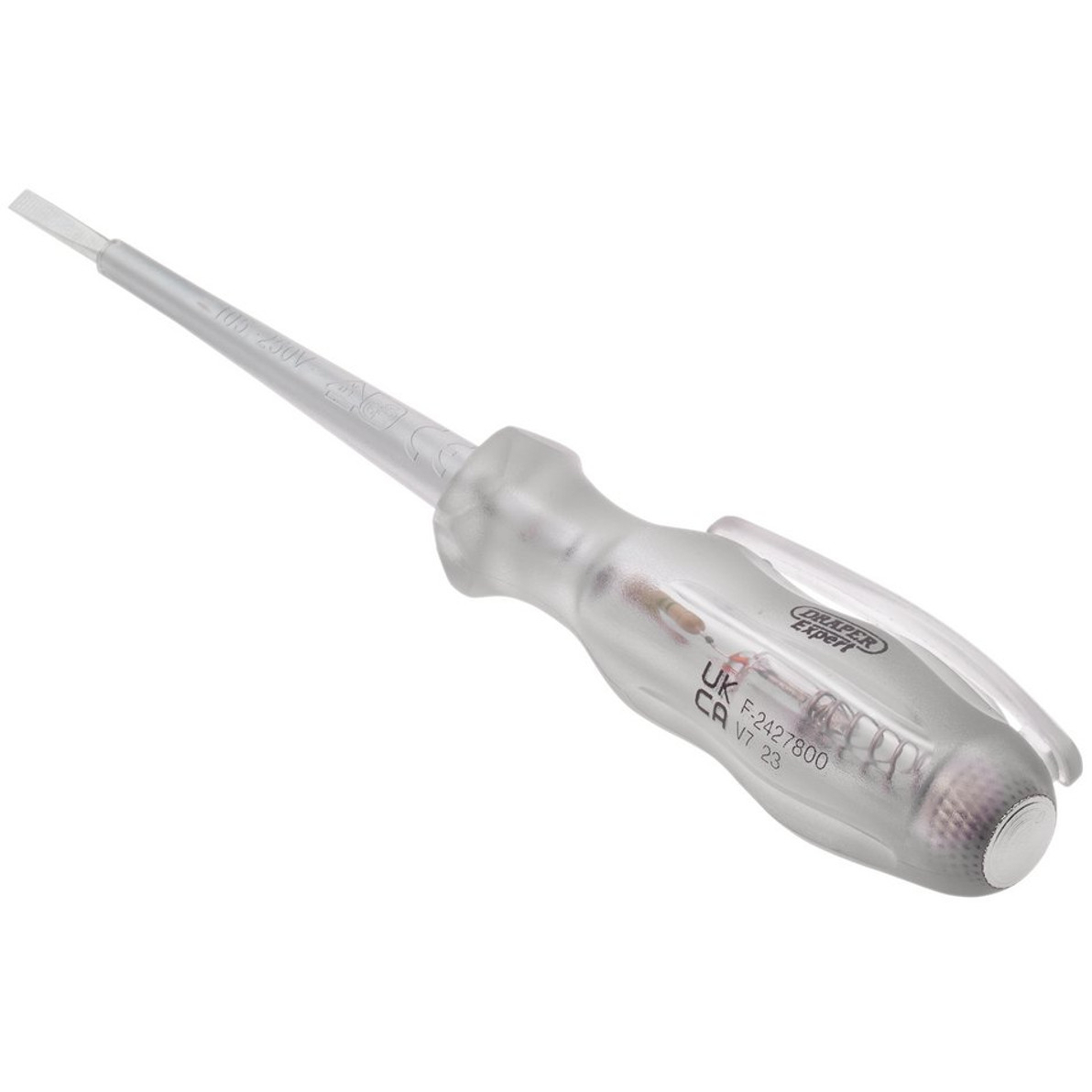 Draper 14057 Expert VDE Mains Tester Screwdriver, 105-250V AC, 140mm