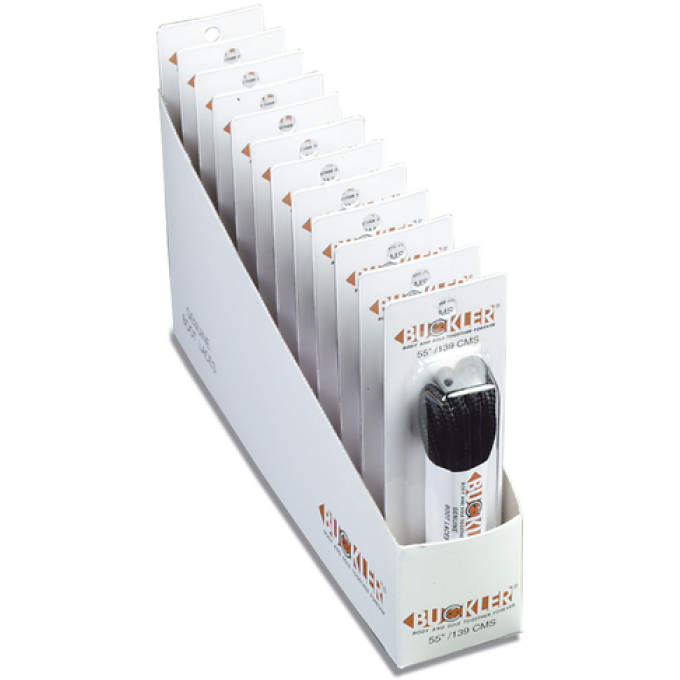 Buckbootz BLCEBK Black Boot Laces 140cm ( Pack x 10 )