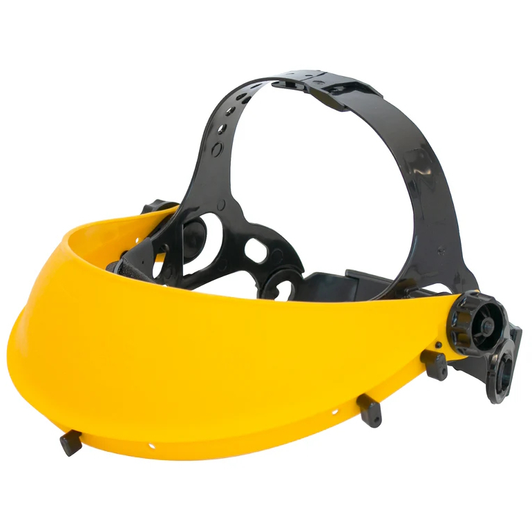 SWP 1440 Yellow Browguard & Harness for Visor