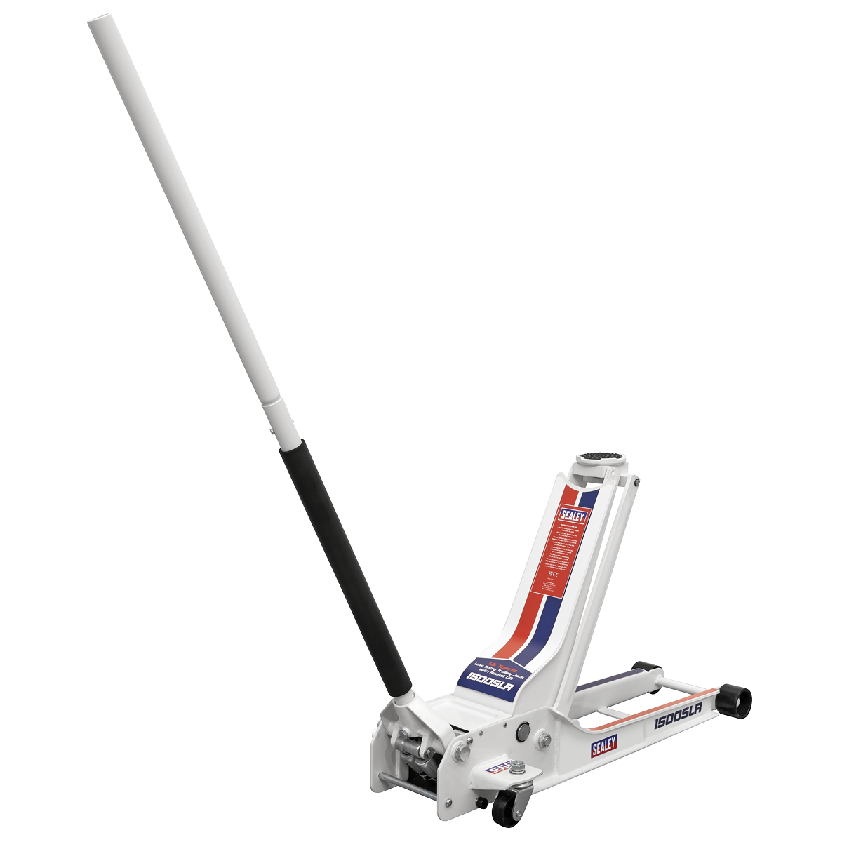 Sealey 1500SLR Trolley Jack 1.5 Tonne Low Profile Rocket Lift