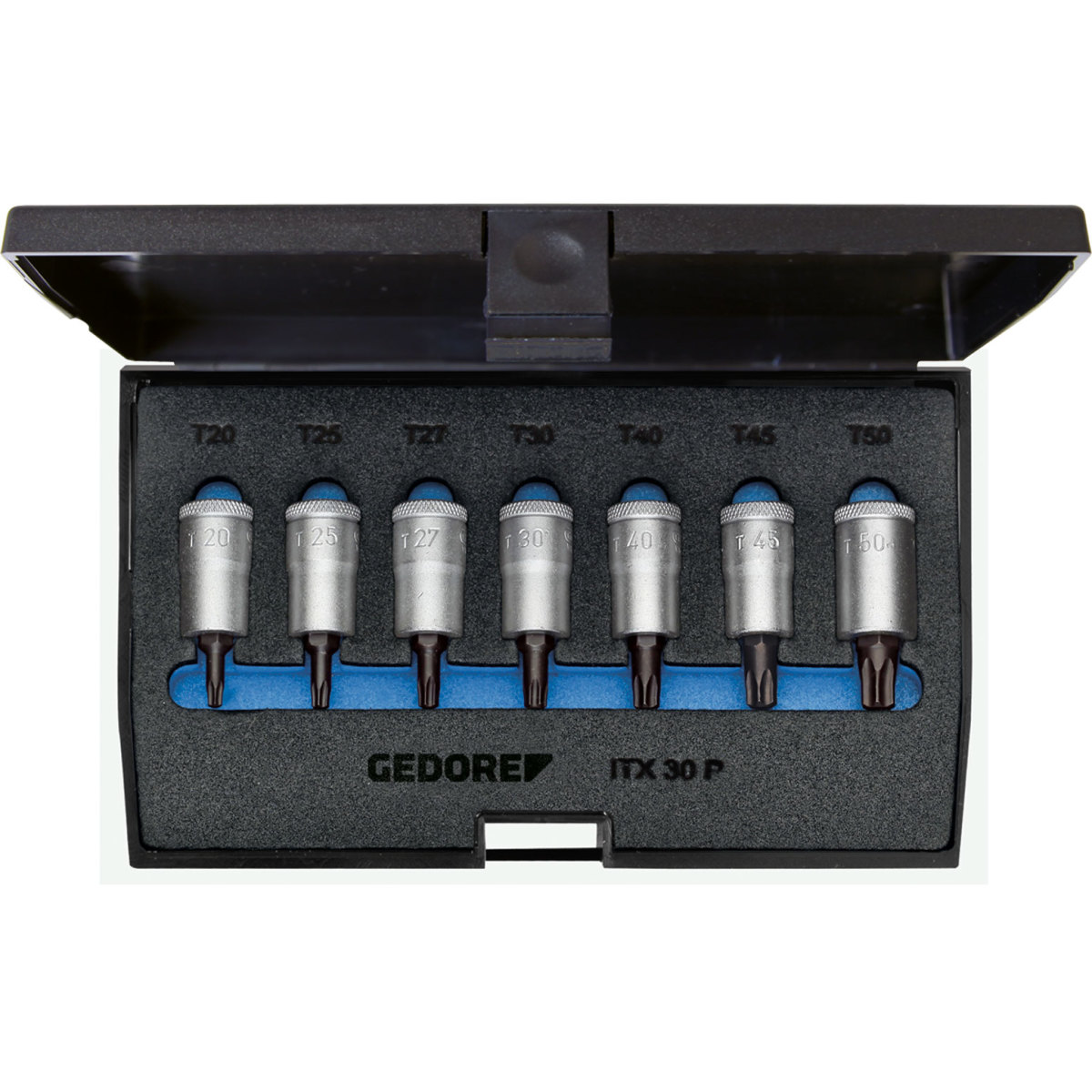 Gedore 1509926 TX Screwdriver Bit Socket Set 3/8" Drive ITX 30 PM