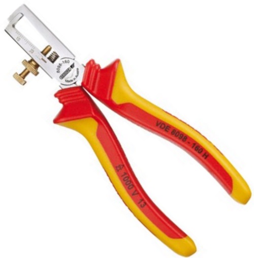 Gedore 1552074 VDE Stripping Pliers with Insulated Sleeves VDE 8098-160 H