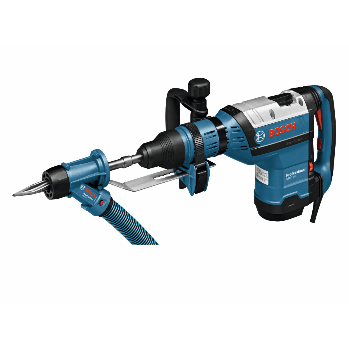 Bosch GDE max Dust extraction adapter for chiselling up to 600 mm length