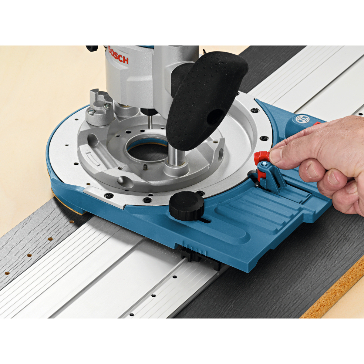 Bosch FSN OFA 32 KIT 800 RA 32 + FSN KZW clamps + FSN OFA guide rail adapter + FSN RA 32 800 guide rail