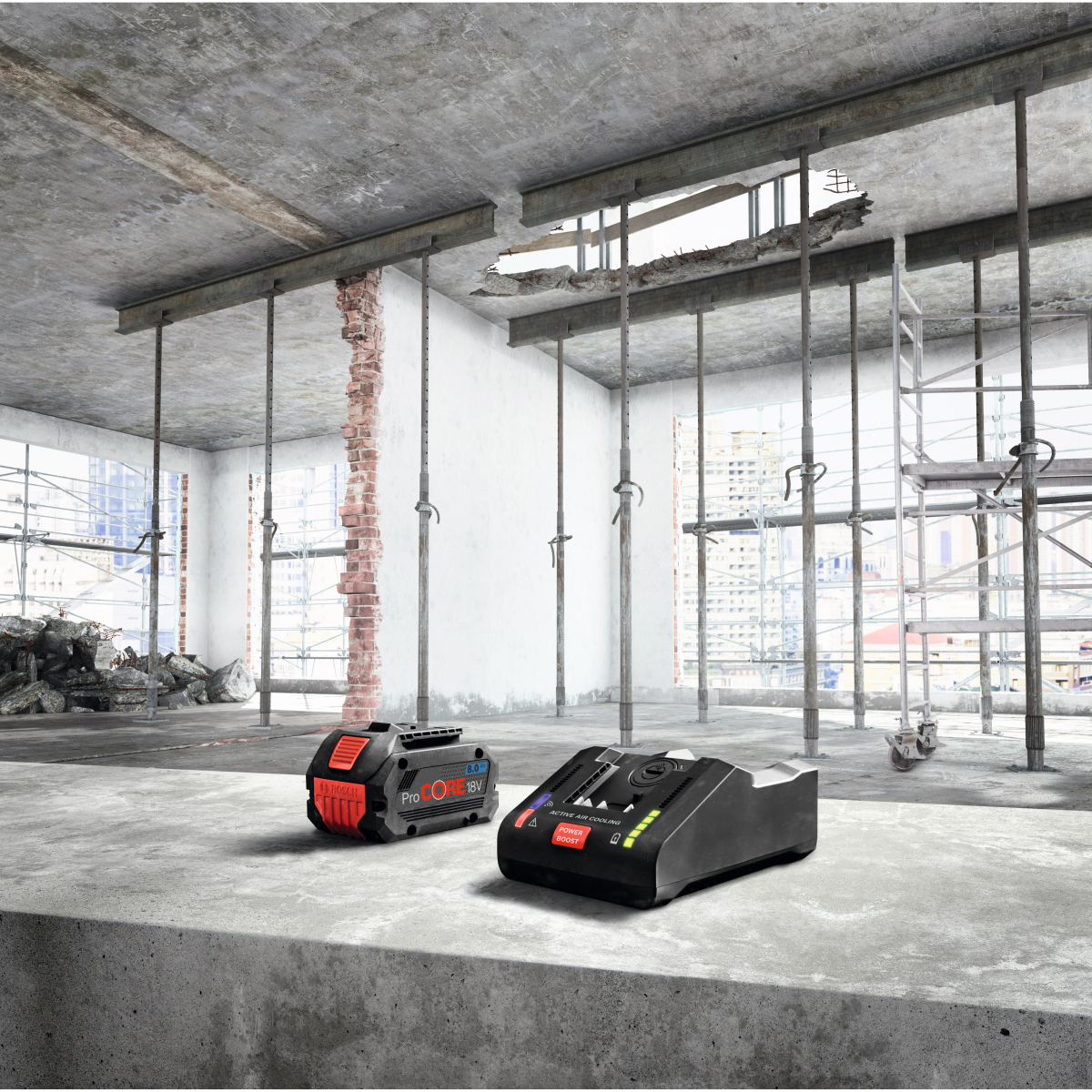 Bosch GAL 18 V-160 C (14.4 - 18 V) 18 V Fast Charger + + GCY 30-4 Connection Module