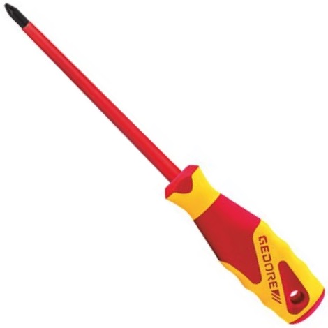 Gedore 1612212 Pozi PZ 4 VDE Screwdriver