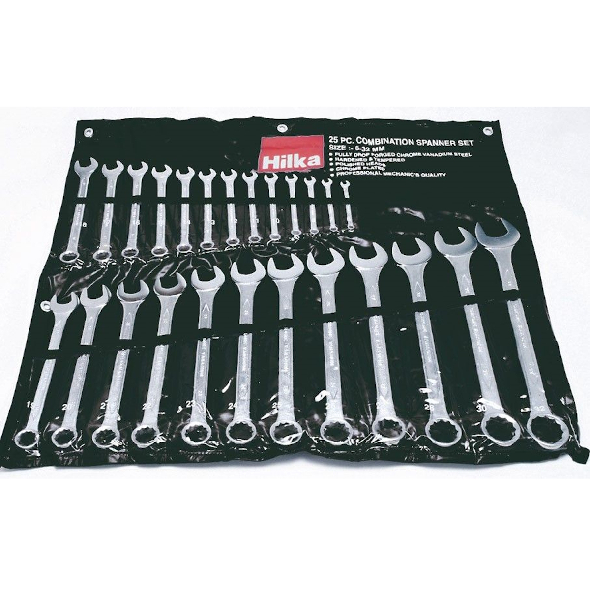 Hilka 16212502 25 Piece Combination Spanner Set