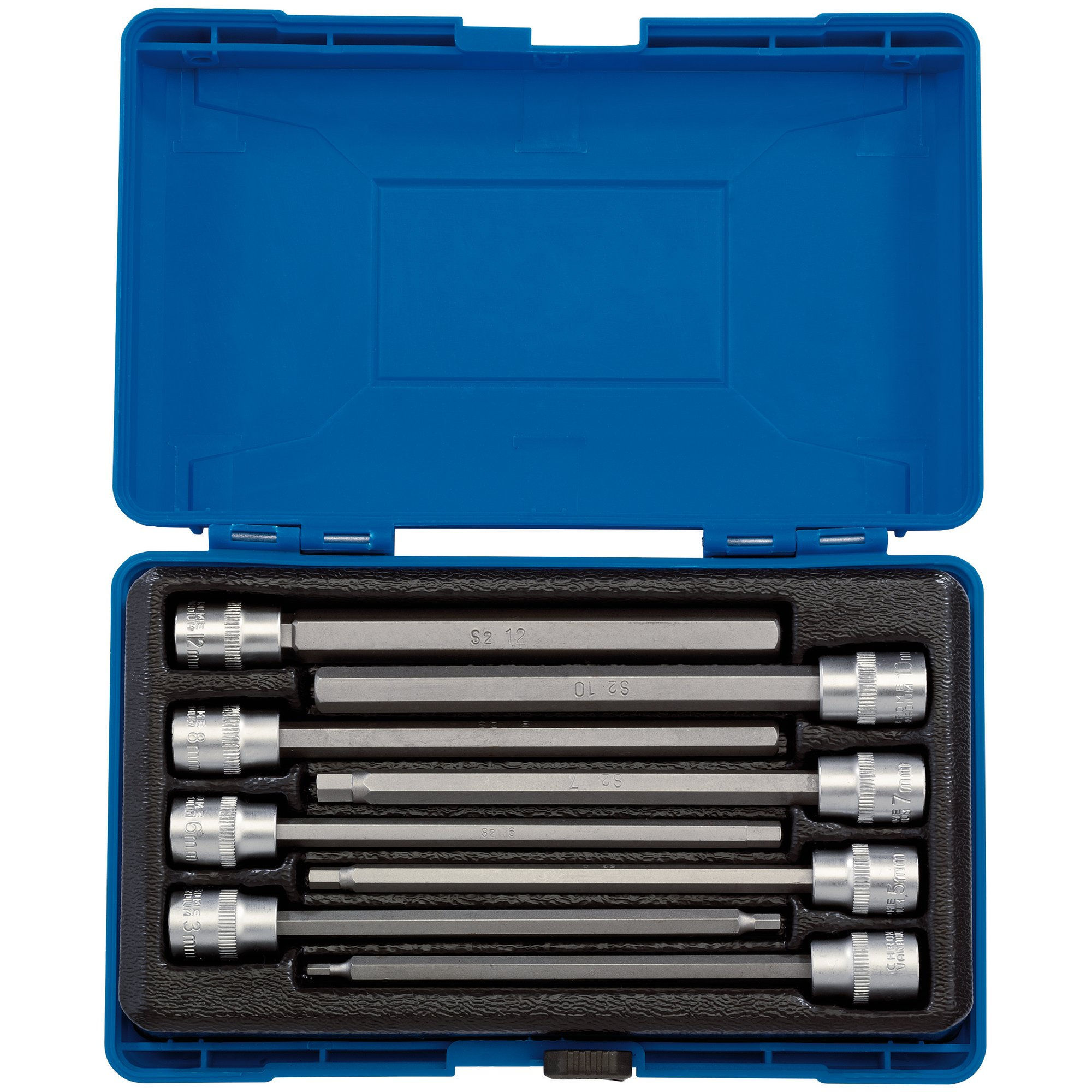 Draper 16287 D-HEX/8/150 3/8" Sq. Dr. Hexagonal Socket Bit Set (8 Piece)