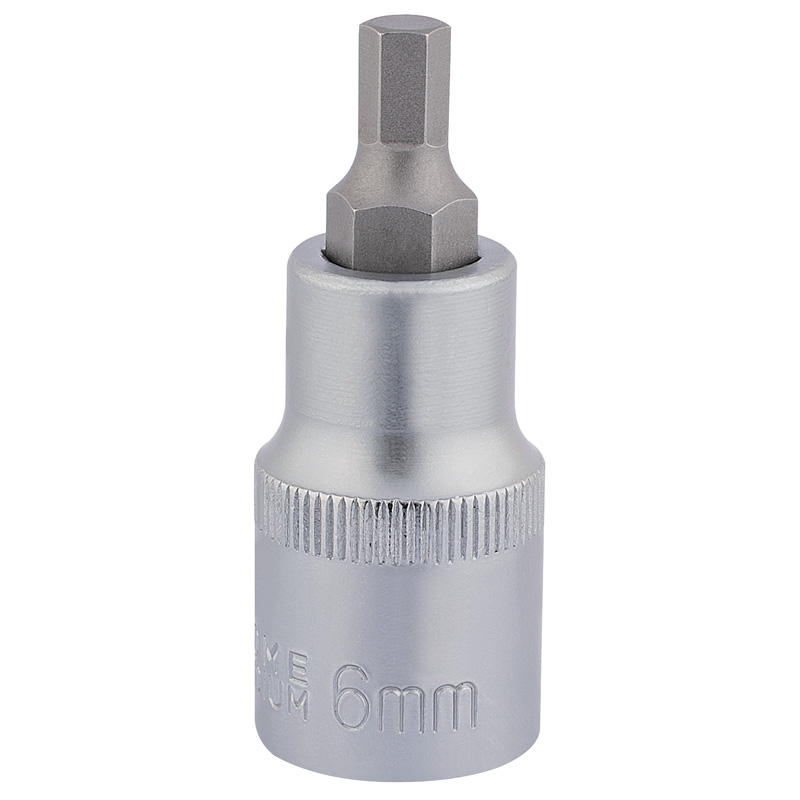 Draper 16298 H-HEX/B 1/2" Sq. Dr. Hexagonal Socket Bits (6mm)