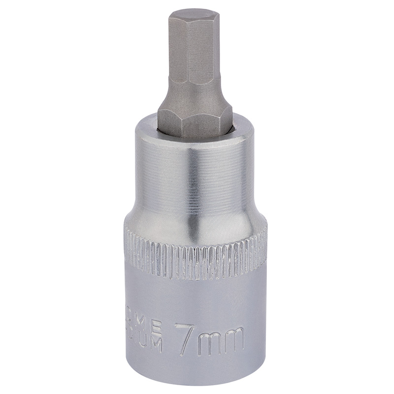 Draper 16300 H-HEX/B 1/2" Sq. Dr. Hexagonal Socket Bits (7mm)