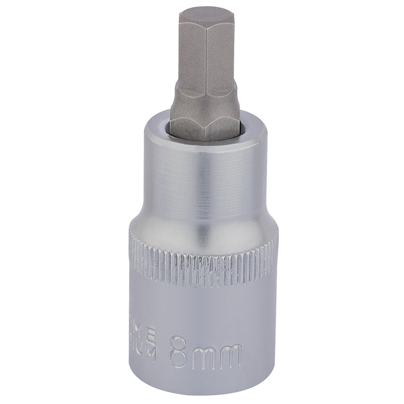 Draper 16302 H-HEX/B 1/2" Sq. Dr. Hexagonal Socket Bits (8mm)