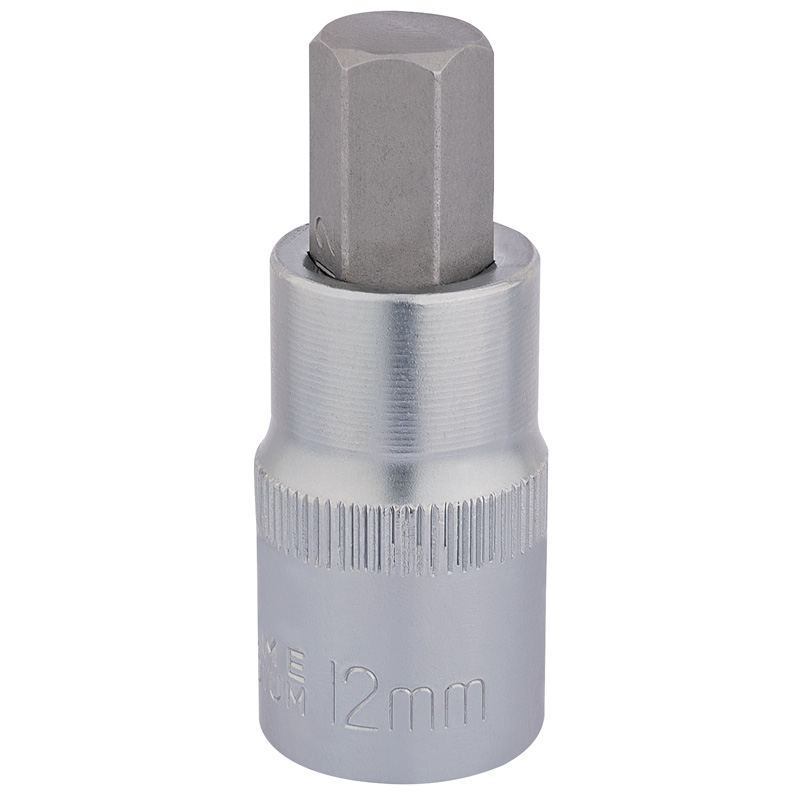 Draper 16304 H-HEX/B 1/2" Sq. Dr. Hexagonal Socket Bits (12mm)